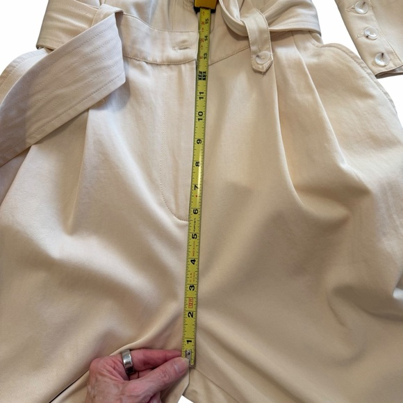 ZARA TRF Collection Tencel Utility Jumpsuit – Size S – Beige Belted One-Piece - Picture 9 of 16